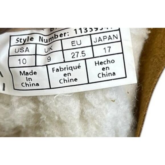 Koolaburra by UGG Victoria Girls Mini Boots Side Zip Size 10 Camel - Picture 6 of 6